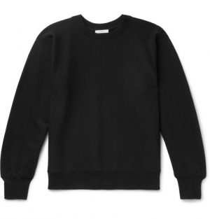 The Row - George Loopback Cotton-Jersey Sweatshirt - Men - Black The Row - George Loopback Cotton-Jersey Sweatshirt - Men - Black