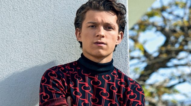 Tom Holland Brushes Up on Designer Style with Icon El País Starring in a photo shoot, Tom Holland dons a Prada outfit.