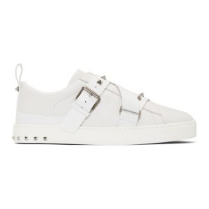 Valentino White Valentino Garavani V-Punk Slip-On Sneakers Valentino White Valentino Garavani V-Punk Slip-On Sneakers