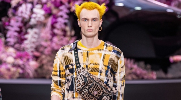 The Prodigy Frontman Keith Flint Serves as Muse for Versace Spring '20 Collection
