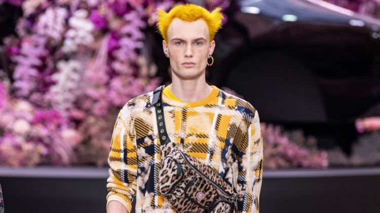 The Prodigy Frontman Keith Flint Serves as Muse for Versace Spring ’20 Collection