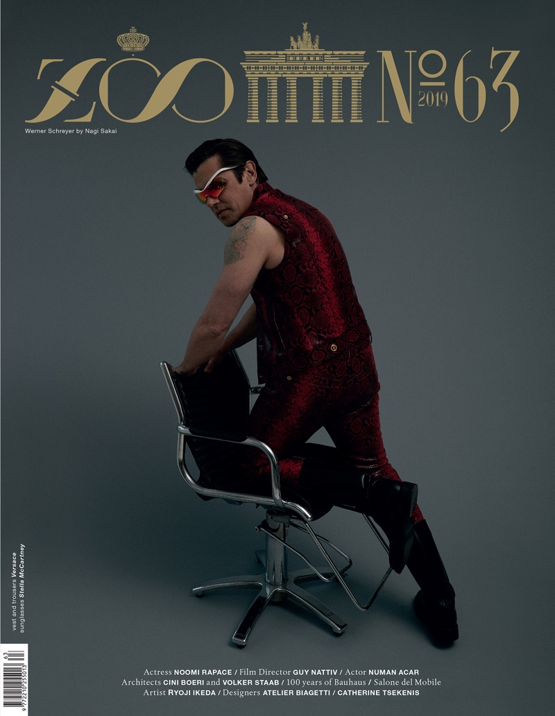 Werner Schreyer is Peak Fashion Model for Zoo Cover Story
