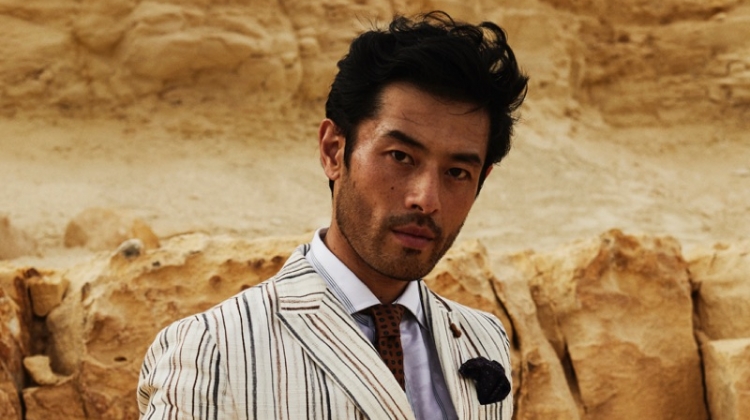 Yusuke Ogasawara Dons Chic Summer Style for The Rake
