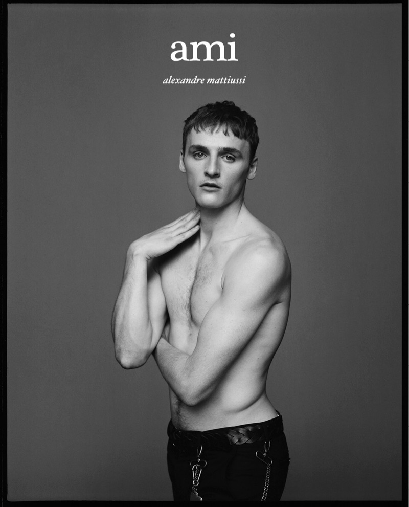 Sebastian Chaumeton appears in AMI's fall-winter 2019 campaign.