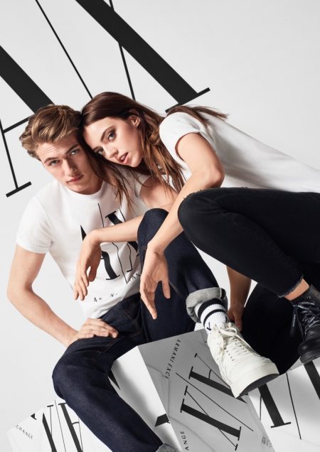 Lucky Blue Smith Goes Casual for Armani Exchange Fall '19 Campaign