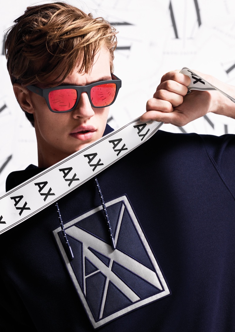 Armani Exchange taps Lucky Blue Smith to star in its fall-winter 2019 campaign.