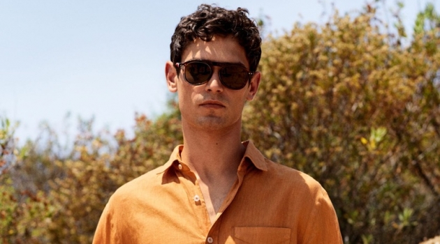 Up in the Mountains: Arthur Gosse for Mango Man French model Arthur Gosse wears current styles from Mango Man.