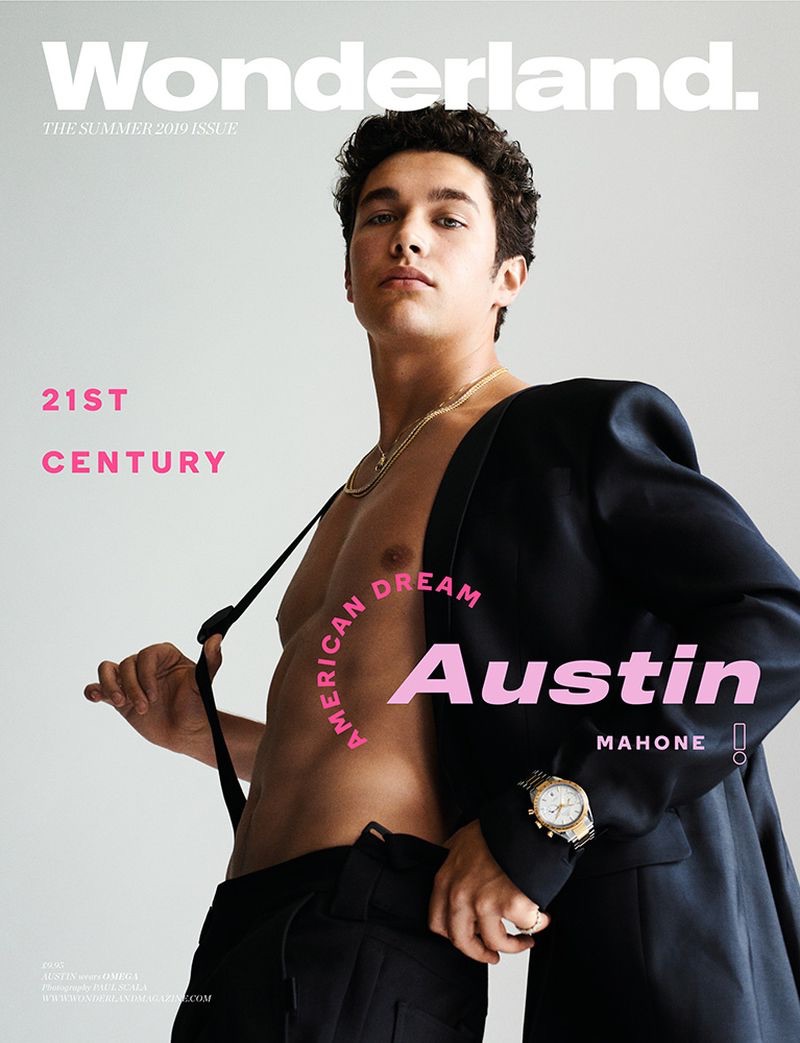 Austin Mahone covers Wonderland magazine.