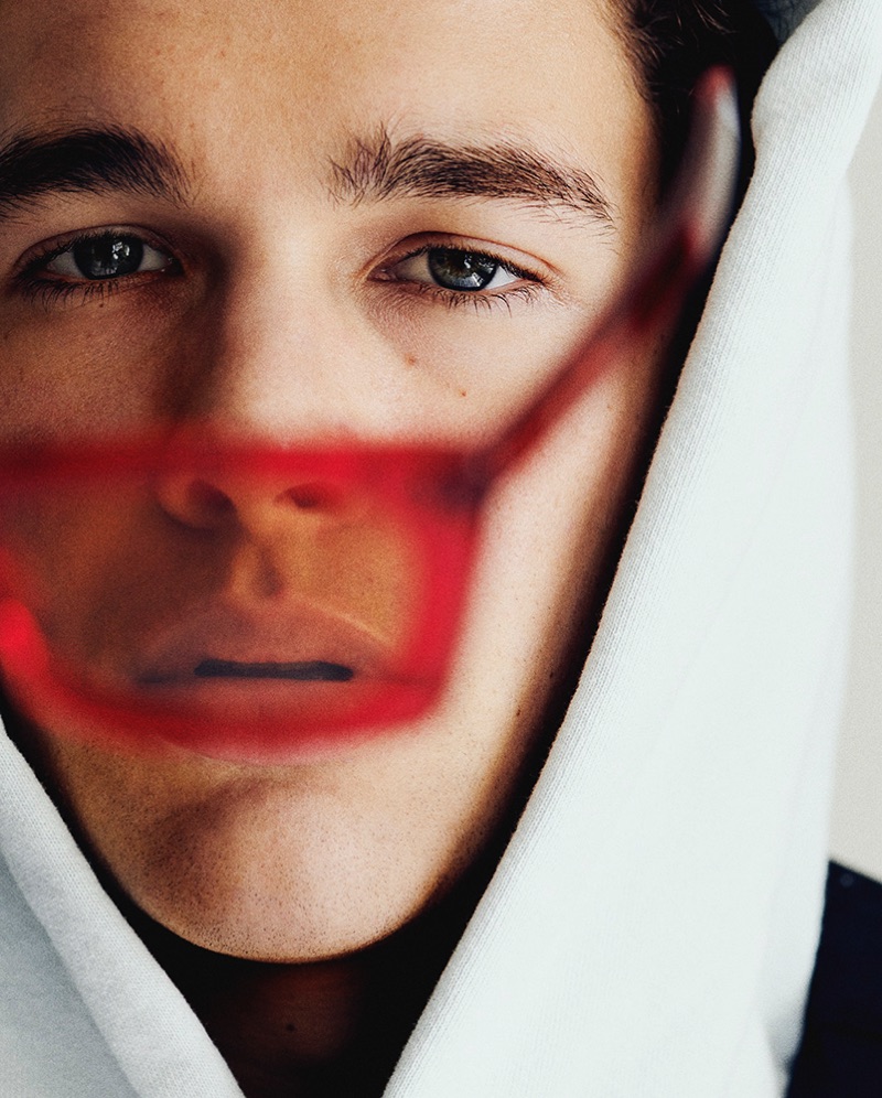 Paul Scala photographs Austin Mahone for Wonderland magazine.