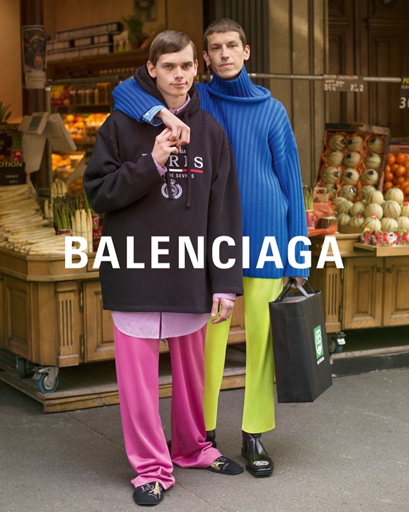 Antoine and David Zachar Bellini star in Balenciaga's fall-winter 2019 campaign.