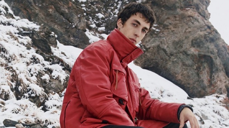 Baptiste Zysman fronts Bally's fall-winter 2019 men's campaign.