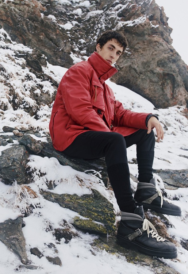 Baptiste Zysman fronts Bally's fall-winter 2019 men's campaign.