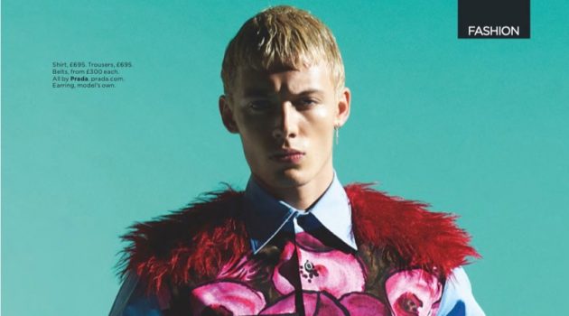 João Knorr & Tom Hughes Rock Prada for British GQ João Knorr & Tom Hughes Rock Prada for British GQ