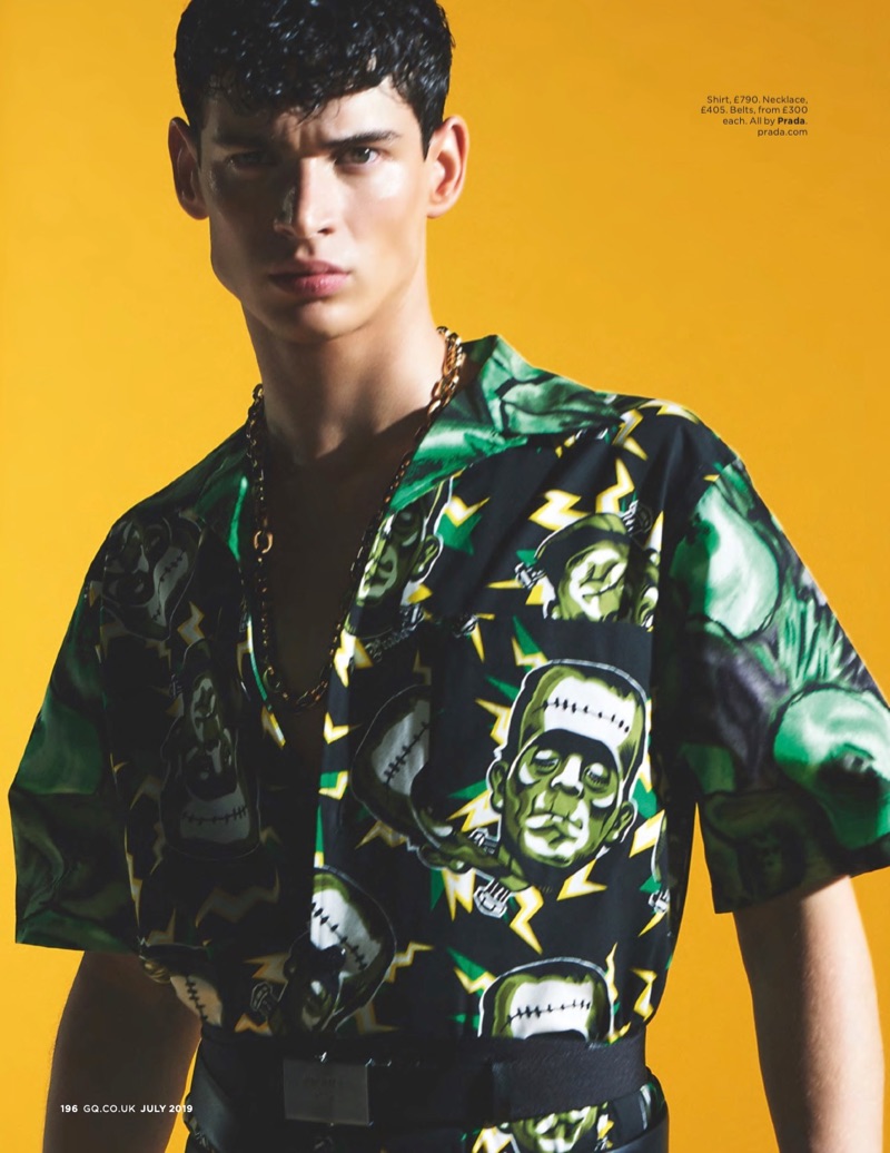 British GQ 2019 Neon Editorial 004