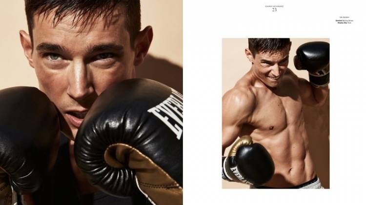 Danny Schwarz Goes Sporty for Man of Metropolis