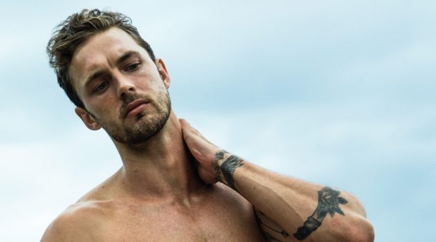 Christian Hogue Stars in Davidoff Cool Water Intense Fragrance Campaign Model Christian Hogue fronts the Davidoff Cool Water Intense fragrance campaign.