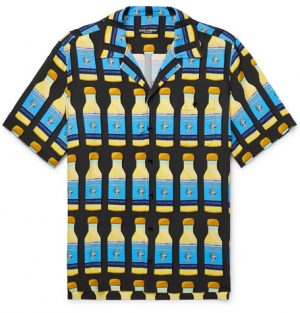Dolce & Gabbana - Camp-Collar Printed Woven Shirt - Men - Multi Dolce & Gabbana - Camp-Collar Printed Woven Shirt - Men - Multi