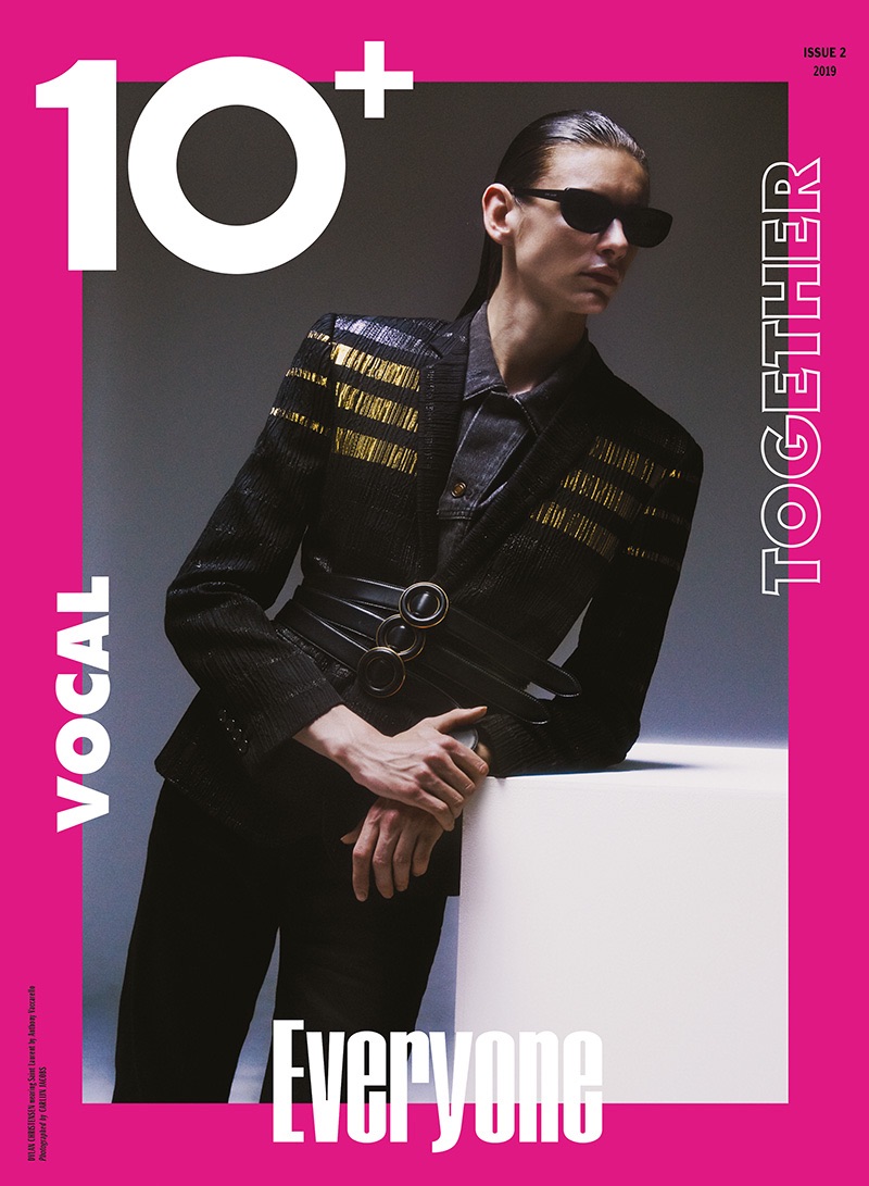 Dylan Christensen Models Saint Laurent for 10+ Cover Story