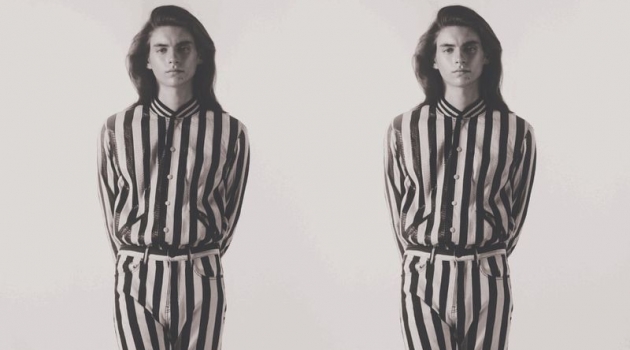 Dylan Christensen Models Saint Laurent for 10+ Cover Story Dylan Christensen Models Saint Laurent for 10+ Cover Story