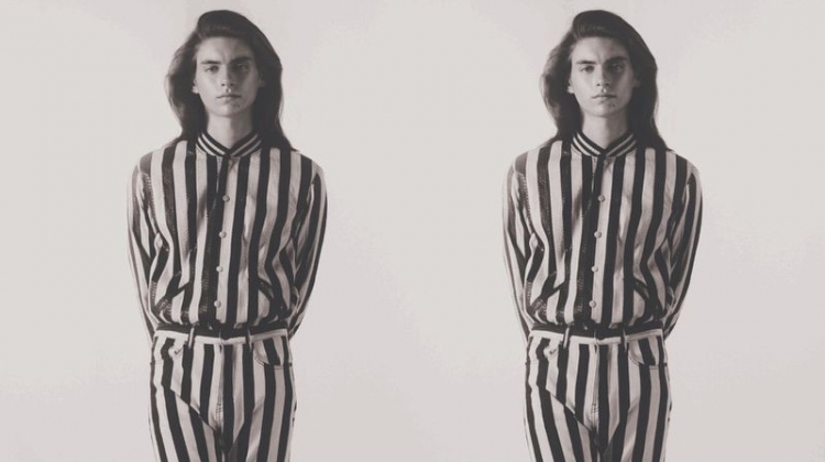 Dylan Christensen Models Saint Laurent for 10+ Cover Story