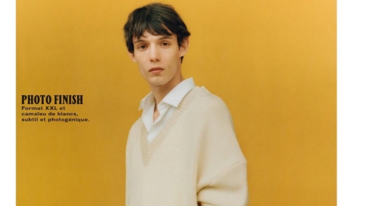 Dylan Roques Inspires in Soft Neutrals for GQ France