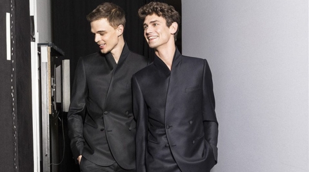 André Bona, Arthur Gosse + More Go Backstage with Emporio Armani for Fall '19 Catalog André Bona, Arthur Gosse + More Go Backstage with Emporio Armani for Fall '19 Catalog