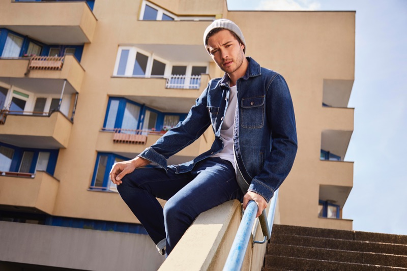 Francisco Lachowski doubles down on essential denim by Esprit.