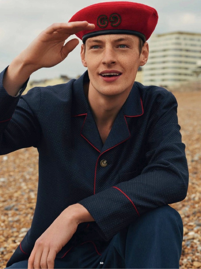 Roberto Sipos & Anders Hayward Hit the Beach in Statement Style for Esquire Singapore