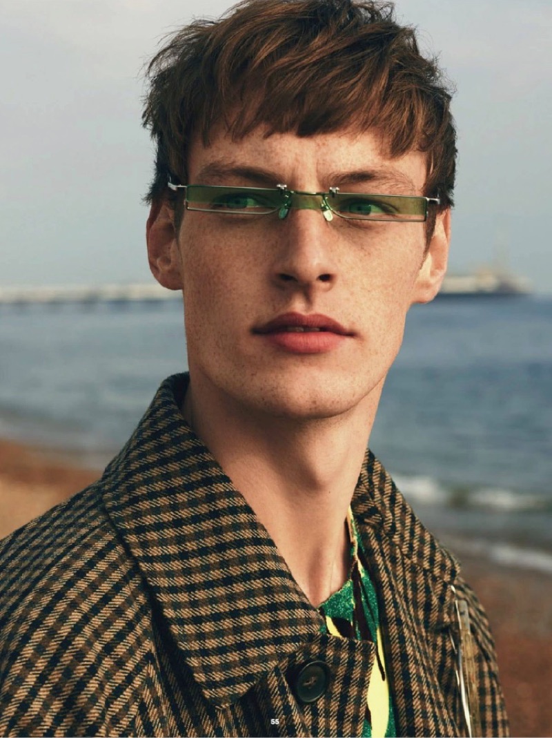 Roberto Sipos & Anders Hayward Hit the Beach in Statement Style for Esquire Singapore