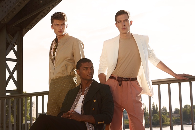 Fashionisto Exclusive: Models Leon Füssel, Eugon McNeil, and Aaron Kollien photographed by Sophie Daum