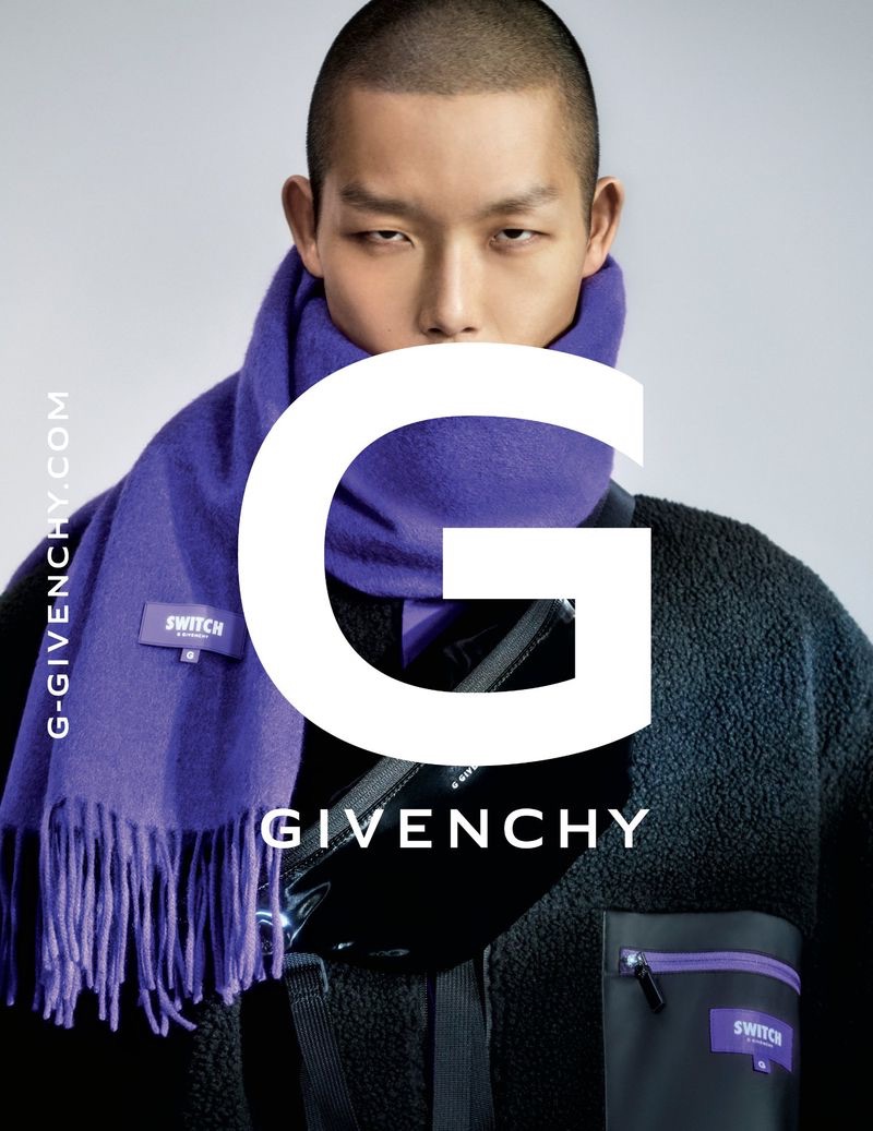 Xu Meen fronts the G Givenchy fall-winter 2019 men's campaign.