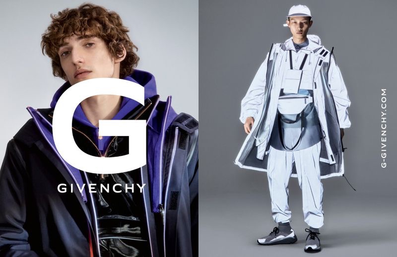 Daniel P. Shea photographs Quintin Van Konkelenberg and Xu Meen for the G Givenchy fall-winter 2019 men's campaign.