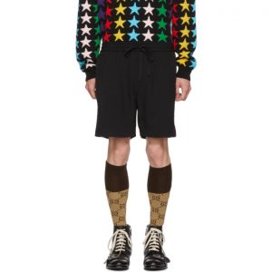 Gucci Black Logo Tape Shorts Gucci Black Logo Tape Shorts