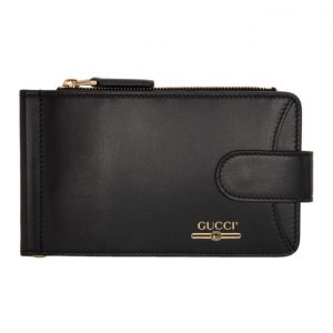 Gucci Black Money Clip Bifold Wallet Gucci Black Money Clip Bifold Wallet