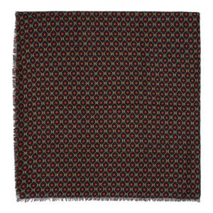 Gucci Black and Yellow GG Star Shawl Gucci Black and Yellow GG Star Shawl