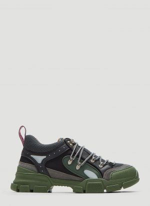 Gucci Flashtrek High-Top Sneakers in Khaki size UK - 08 Gucci Flashtrek High-Top Sneakers in Khaki size UK - 08