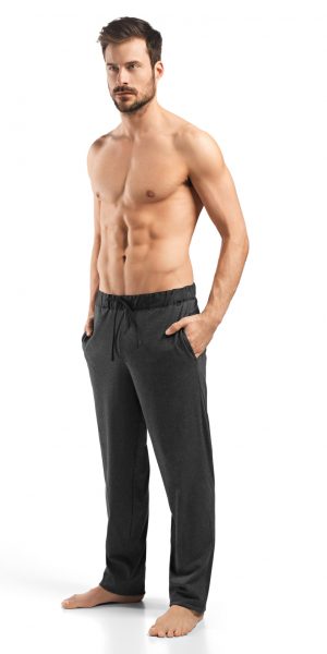HANRO Night & Day Knit Lounge Pant - Enigma Melange M - 75435 HANRO Night & Day Knit Lounge Pant - Enigma Melange M - 75435