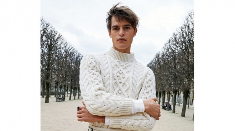 Parker van Noord stars in Isabel Marant's fall-winter 2019 men's campaign.