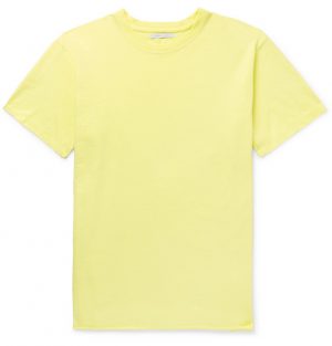 John Elliott - Anti-Expo Cotton-Jersey T-Shirt - Men - Yellow John Elliott - Anti-Expo Cotton-Jersey T-Shirt - Men - Yellow