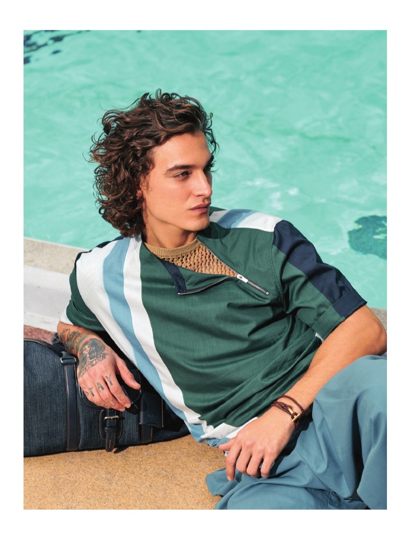 Jonathan Bellini Sports Sleek Style for Air France Magazine