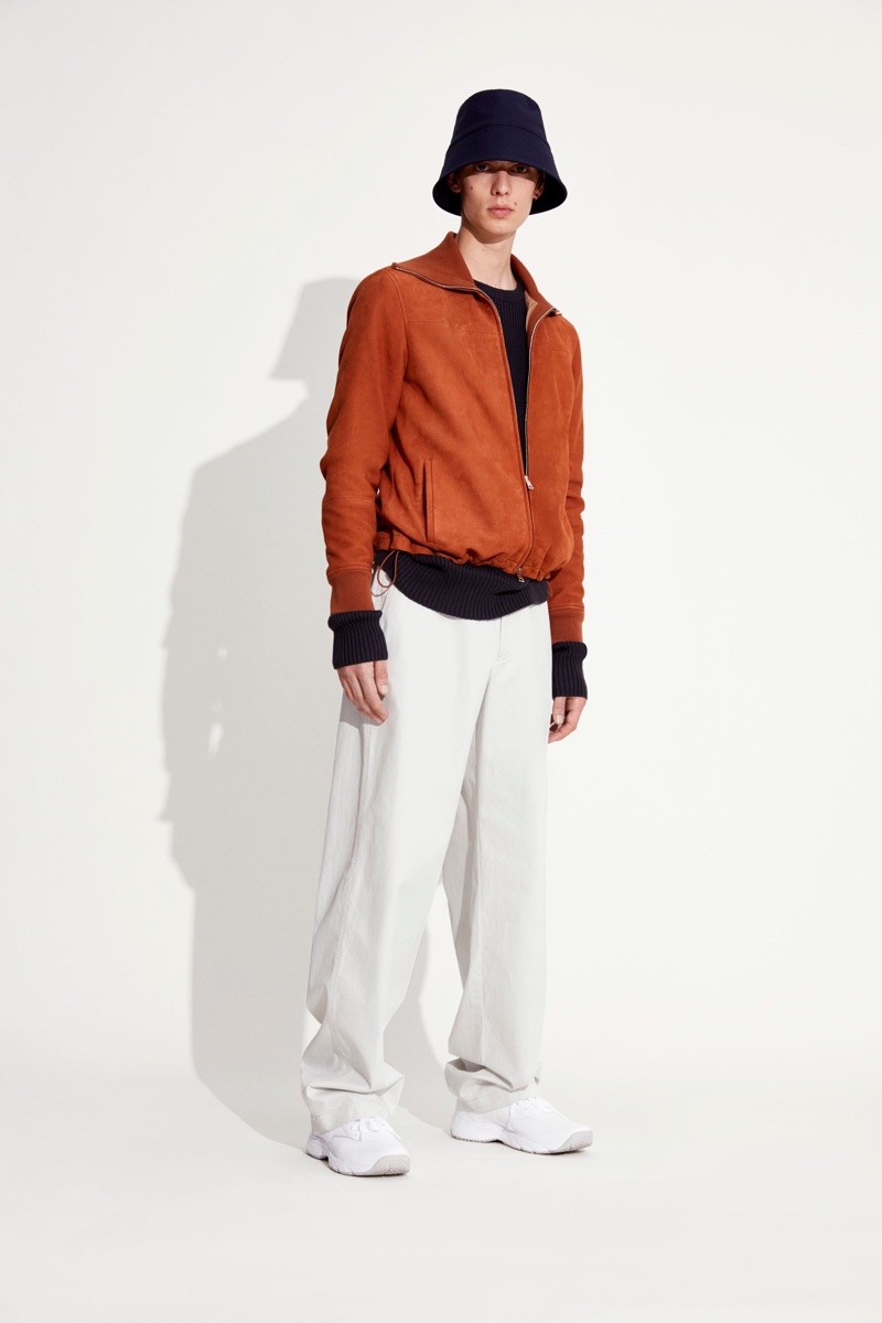 Fashion brand Joseph delivers a pop of color alongside neutrals for a modern look.