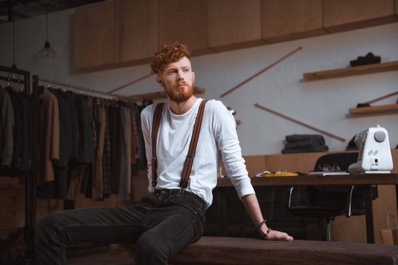Male Designer Studio Redhead Bearded Male Designer Studio Redhead Bearded