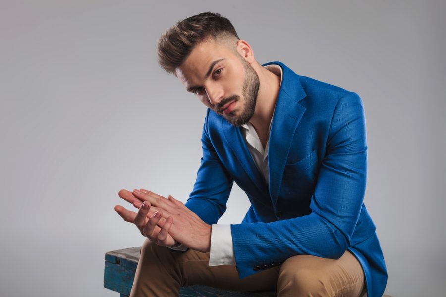 Making Positive Changes to Your Wardrobe to Help You Find Yourself Male Model Blazer