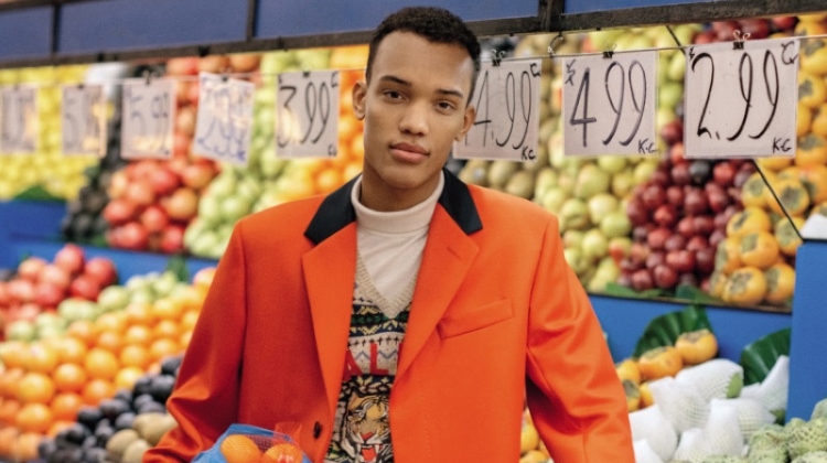 Masao Parris Dons Sleek Coats for GQ Australia