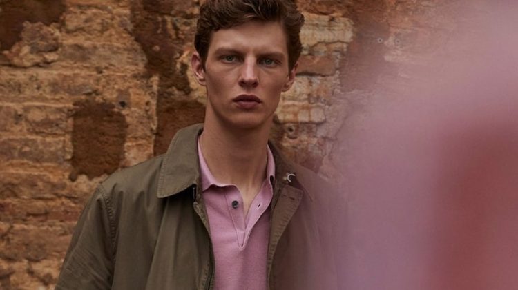 Transitional style is front and center as Tim Schuhmacher wears Massimo Dutti.