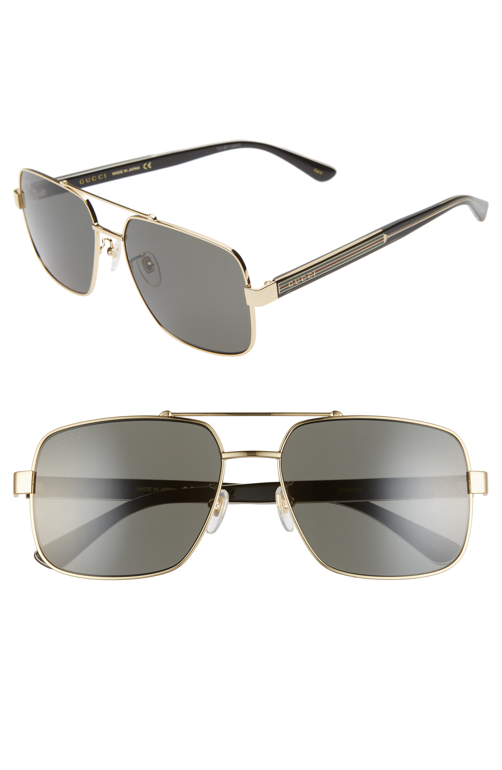 men gold gucci sunglasses