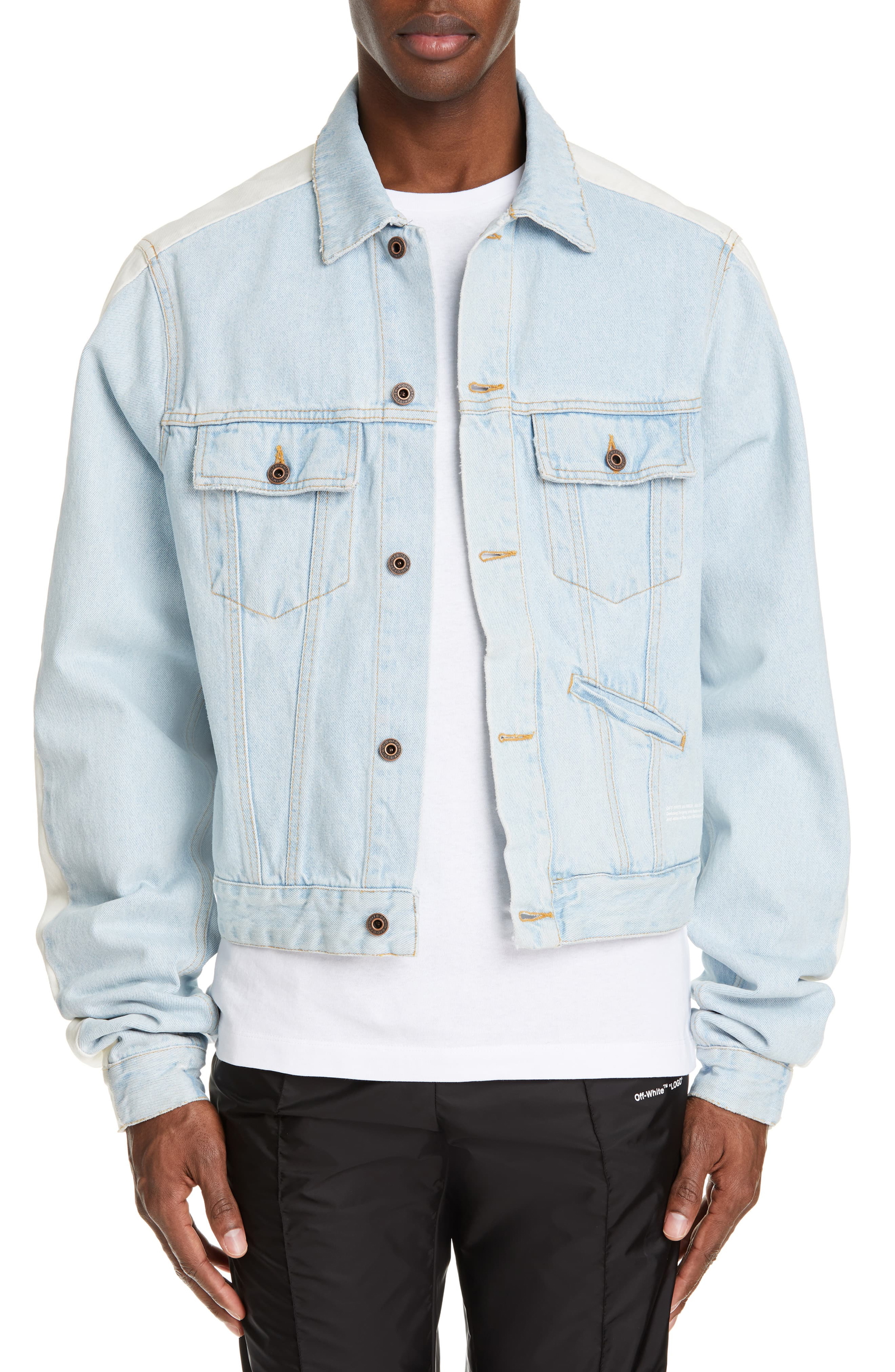 denim off white jacket