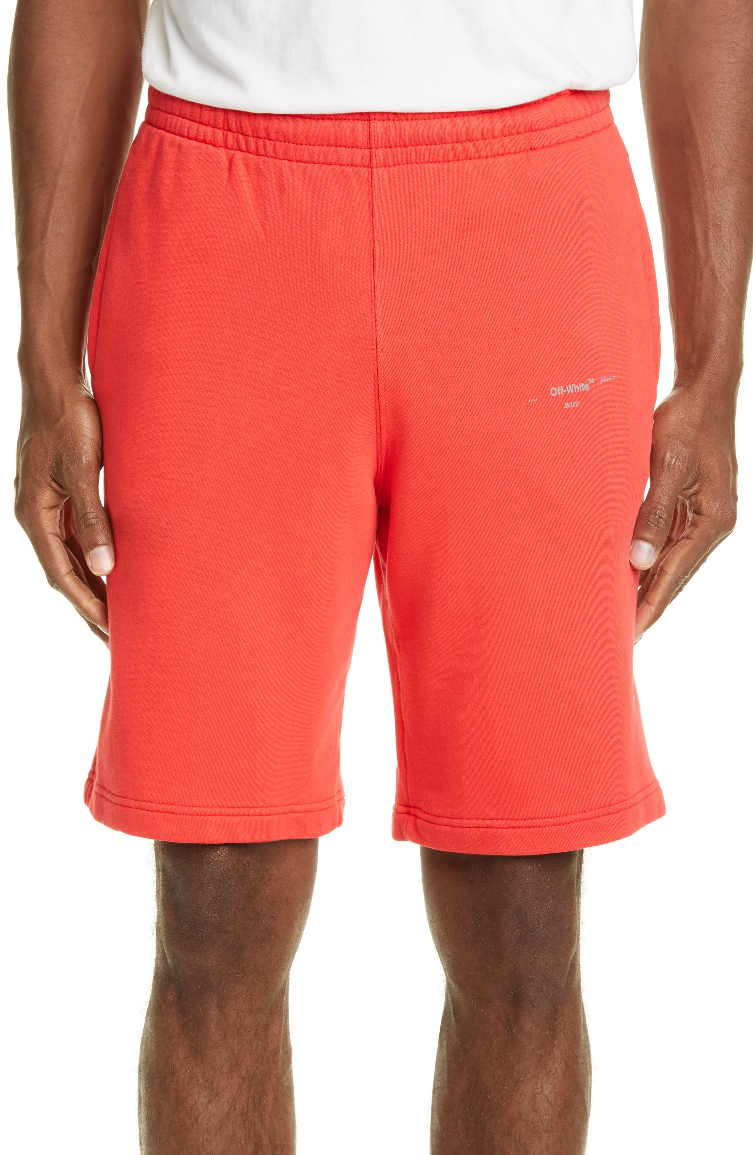 white sweat shorts amazon