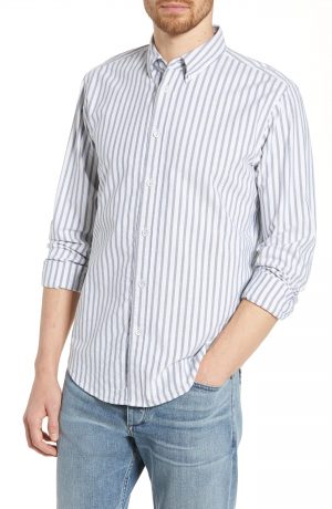 Men's Rag & Bone Fit 2 Tomlin Slim Fit Oxford Sport Shirt, Size XX-Large - Blue Men's Rag & Bone Fit 2 Tomlin Slim Fit Oxford Sport Shirt, Size XX-Large - Blue