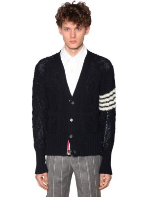 Mohair & Wool Cable Knit Cardigan Mohair & Wool Cable Knit Cardigan